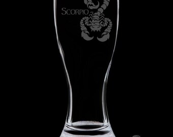 Scorpio 18 Ounce Pilsner Glass