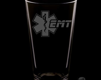 EMT 16 Ounce Pint Glass