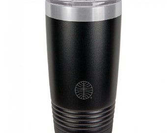 PanAm Logo 20 Ounce Black Polar Camel Tumbler (Also Available in Red, White, Gray, & Blue)