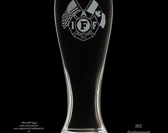 IAFF Officially Licensed 18 Ounce Pilsner Glass