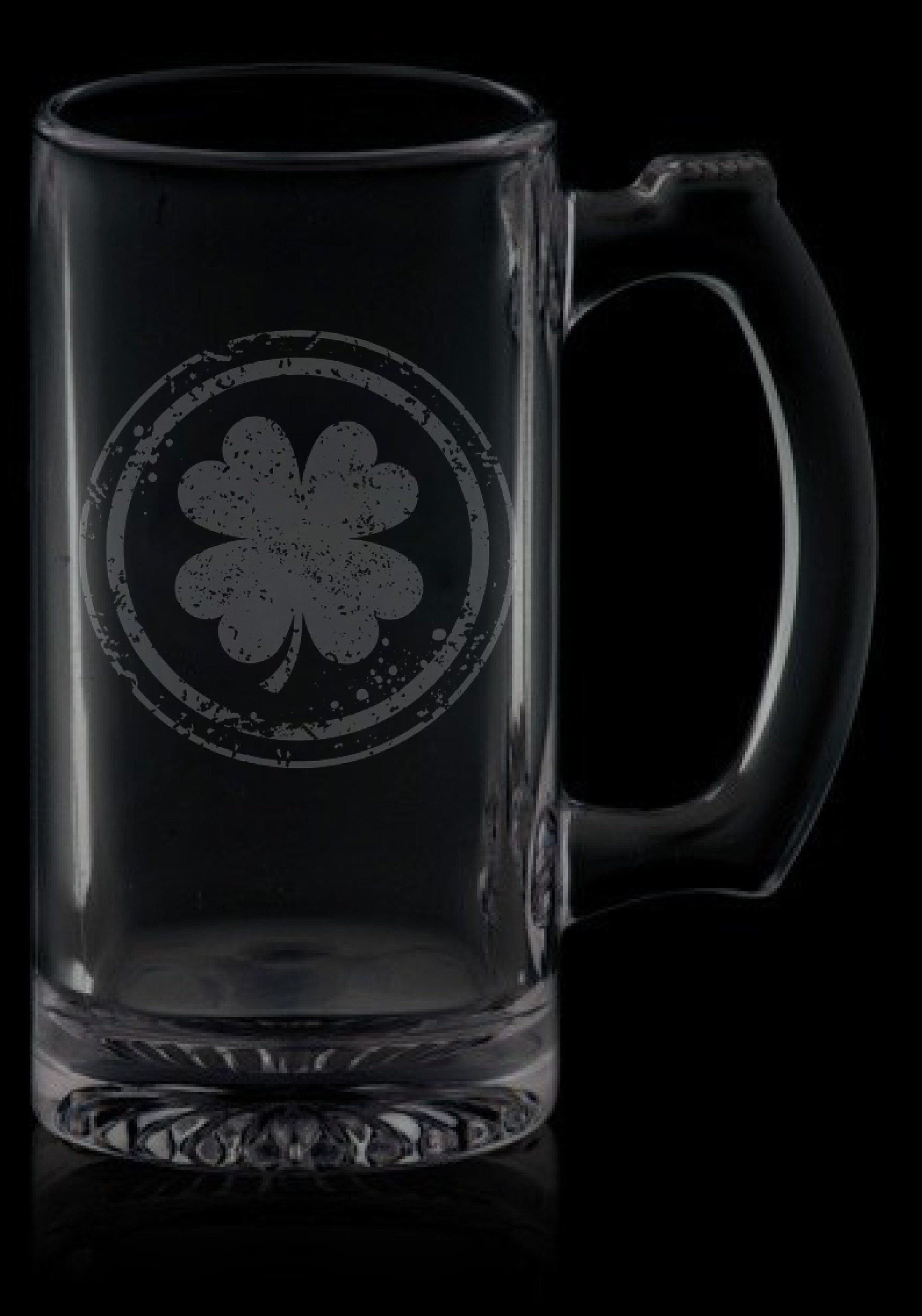 Shamrock Personalized Irish Beer Mug