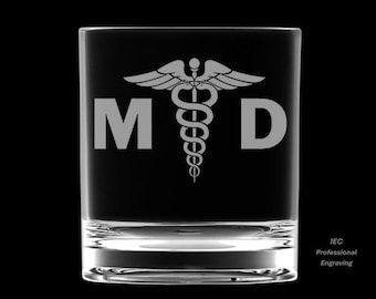 Medical Doctor 10 Ounce Rocks Glass