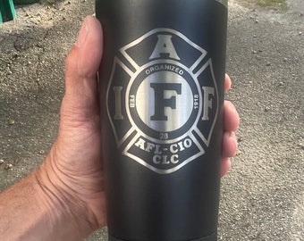 IAFF Officially Licensed 20 Ounce Black Cordova Outdoors Tumbler
