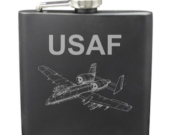 Air Force Shot & 6 Ounce Flask Set