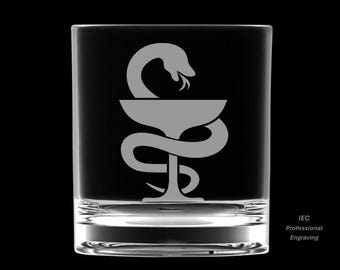 Pharmacist 10 Ounce Rocks Glass with Gift Box