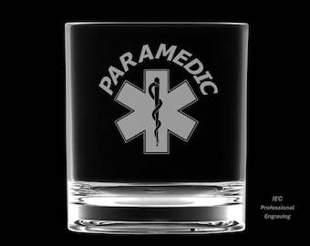 Paramedic 10 Ounce Rocks Glass