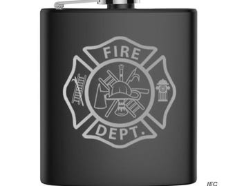 Fire Department 6 Ounce Flask