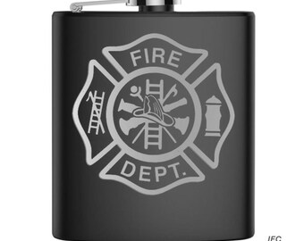 Fire Department 6 Ounce Flask