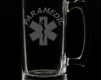 Paramedic 25 Ounce Beer Mug (Also Available in 16oz & 12oz)