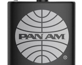 PanAm 6 Ounce Flask