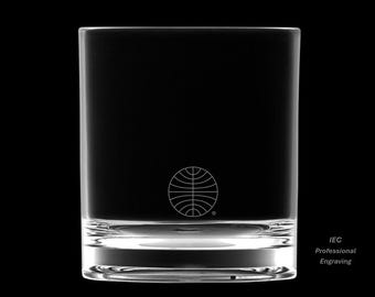 Pan Am 10 Ounce Logo Rocks Glass with Gift Box