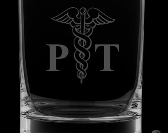 Physical Therapist 12 Ounce Rocks Glass