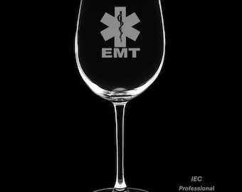 EMS 12 Ounce Wine Glass