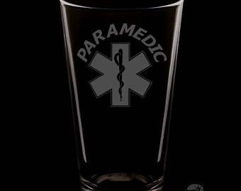 Paramedic 16 Ounce Pint Glass