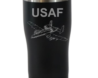 U S Air Force 20 Ounce Black Cordova Tumbler