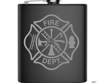 Fire Department 6 Ounce Flask