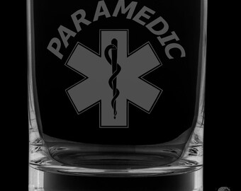 Paramedic Rocks Glass 12 Ounce