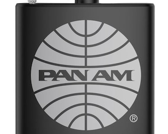 PanAm Shot &  6 Ounce Flask Set