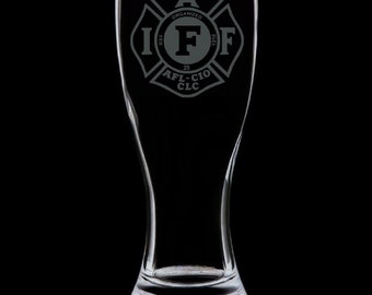 IAFF Officially Licensed 18 Ounce Pilsner Glass