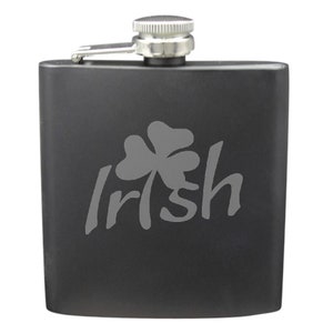 Irish Shot & 6 Ounce Flask Set