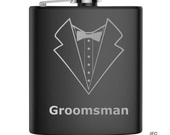 Groomsman 6 Ounce Flask