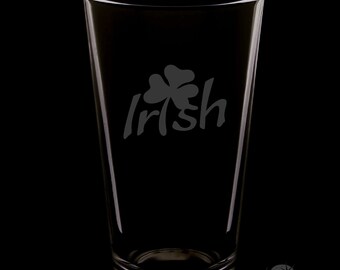 Irish 16 Ounce Pint Glass