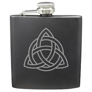 Celtic Knot 6 Ounce Flask image 1