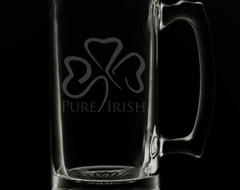 Irish 25 Ounce Beer Mug (Also Available in 16oz & 12oz)