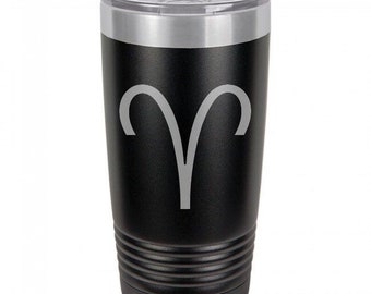 Aries 20 Ounce Black Polar Camel Tumbler (Also Available in Red, White, Gray, & Blue)