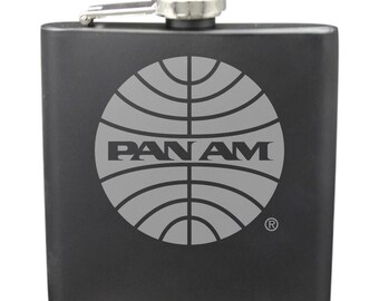 PanAm Shot &  6 Ounce Flask Set