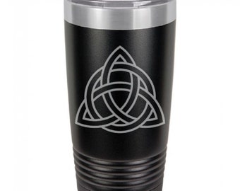 Celtic Knot 20 Ounce Black Polar Camel Tumbler (Also Available in Red, White, Gray, Green, & Blue)