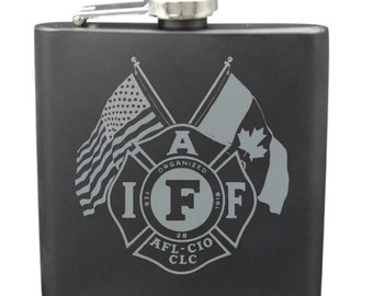 IAFF 6 Ounce Flask