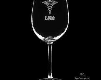 Registered Nursing Assistant 12 Ounce Wine Glass