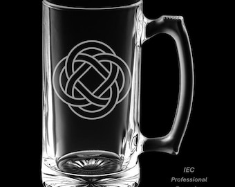 Irish Design 25 Ounce Beer Mug (Also Available in 16oz)