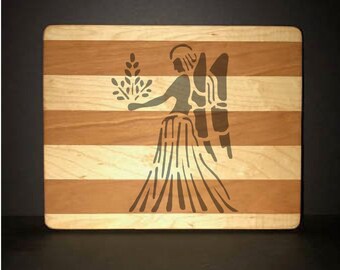 Virgo 8"X 10" Hand Made Cutting Board (Also Available in 7"X 9" & 12"X 14")