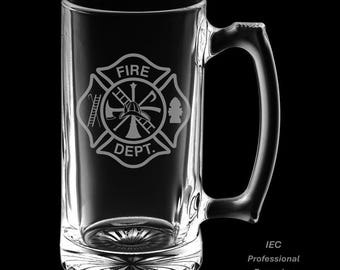 Fire Department Officially Licensed Beer Mug (25 or 16 ounce available)