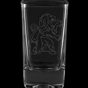 Vaso de chupito de postre Scottish Lion de 2,75 onzas (también disponible en 2,0 oz)