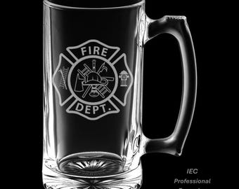 Fire Department Officially Licensed Beer Mug (25 or 16 ounce available)