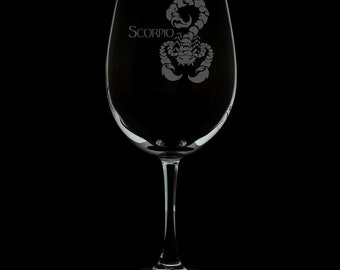 Scorpio 12 Ounce Wine Glass (Available With Stem And Stemless)