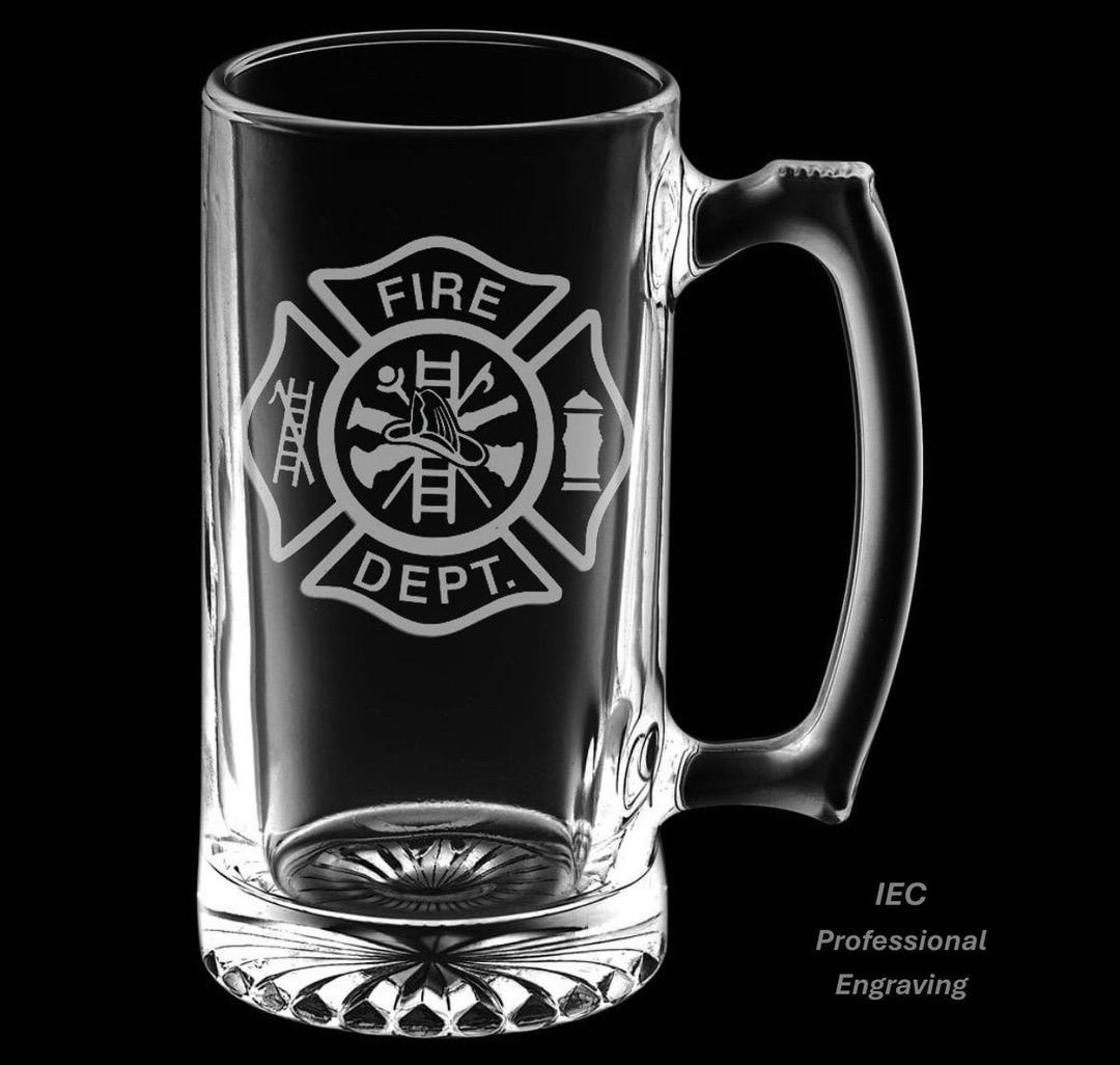 Fire Department Officially Licensed Beer Mug (25 or 16 Ounce Available ...