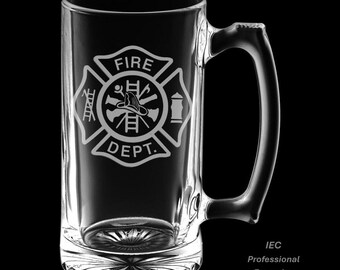 Fire Department Officially Licensed Beer Mug (25 or 16 ounce available)