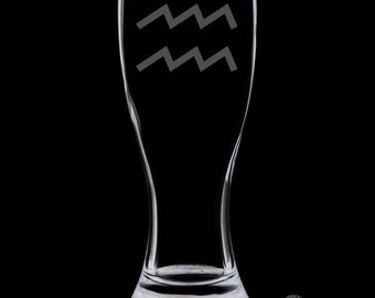 Aquarius 18 Ounce Pilsner Glass