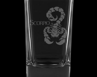 Scorpio 2.75 Ounce Dessert Shot Glass (Also available in 2.0oz)