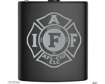 IAFF 6 Ounce Flask