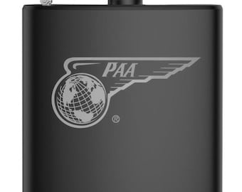 PanAm Shot & 6 Ounce Flask Set