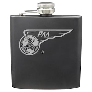 PanAm Shot & 6 Ounce Flask Set