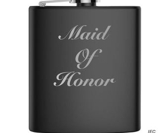 Maid Of Honor 6 Ounce Flask