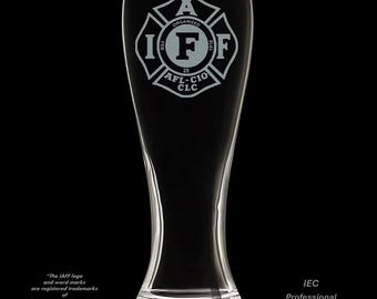 IAFF Officially Licensed 18 Ounce Pilsner Glass