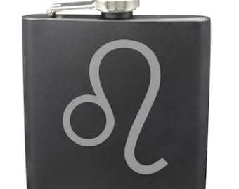 Leo 6 Ounce Flask