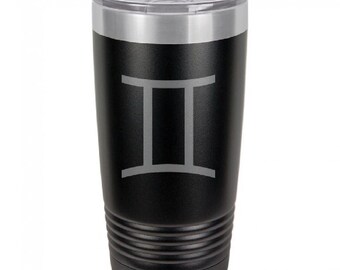 Gemini 20 Ounce Black Polar Camel Tumbler